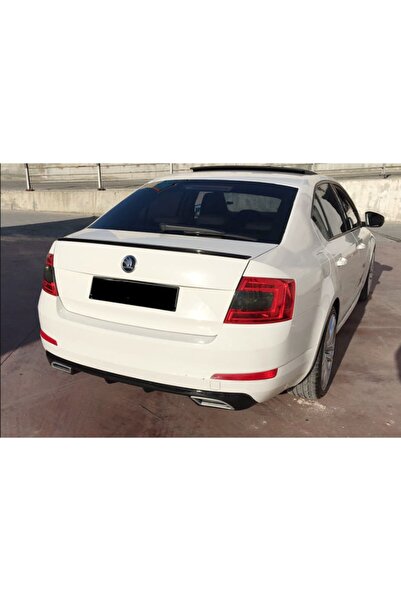 NamTuning Skoda Octavia Mk3/3.5 2013 Difüzör Sport +egzos Ucu (krom) P Black