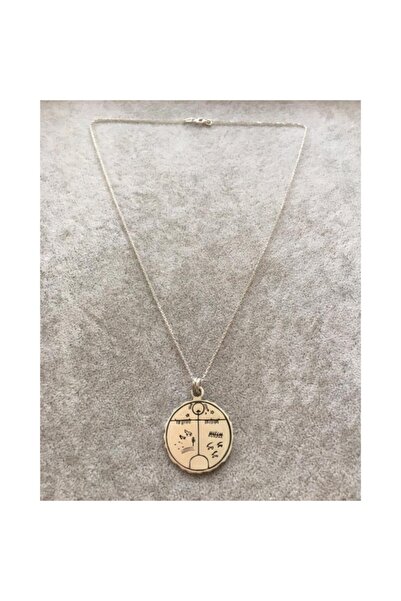 Roma Silvers Şaman Davulu Zincirli Kolye