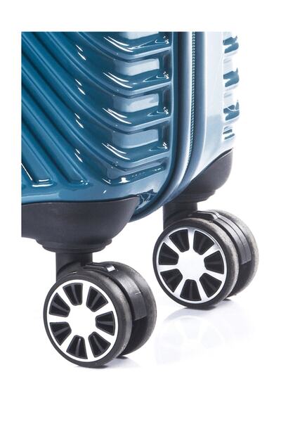ÇÇS 5186 Parlak Polıkarbon Kabin Boy Valiz