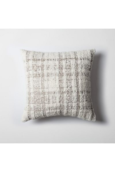 Fineroom Living "Argos" - Plaid Patterned Throw Pillow 45x45 (Includes Inner Pillow)