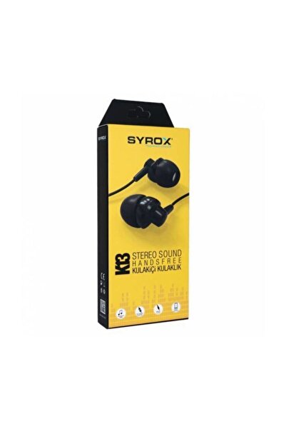 Syrox K13 Mikrofonlu Kulak Içi Kulaklık
