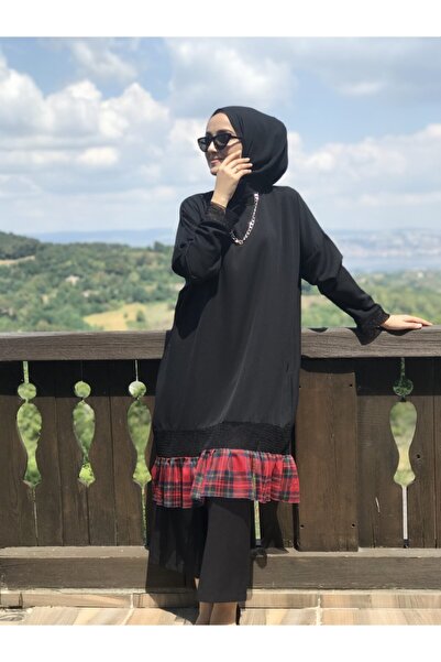 AYSUN AYDEMİR Plaid Detailed Set