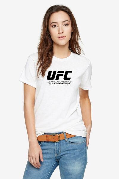 QIVI Ultimate Fighting Championship Štampano Majica za belkinje Pleteno