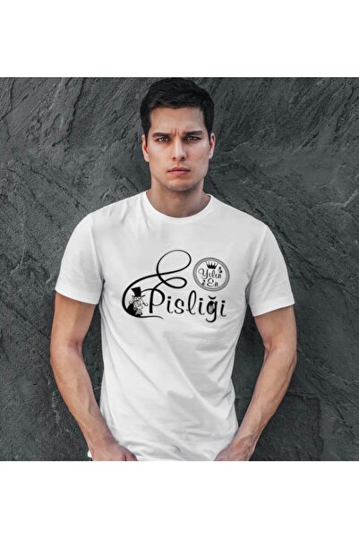 IŞILAY REKLAM Μπλουζάκι Unisex Λευκό εμπριμέ