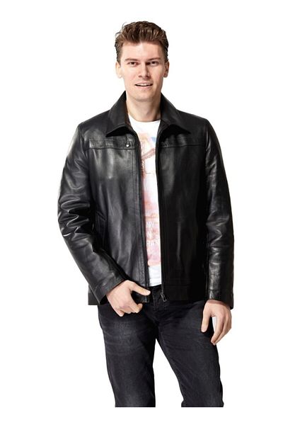 Hodore Men's Javier Genuine Leather Jacket