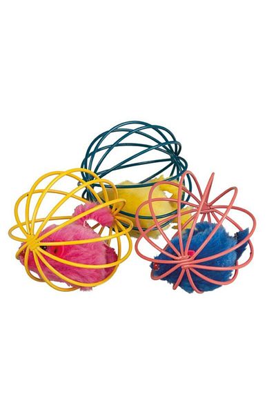 Polo Top Cage Mouse Cat Toy 4.5 cm 1 Piece