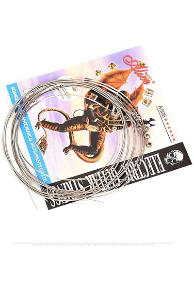 Alice 3 Pack A506 Electric Guitar String Set And Plectrums