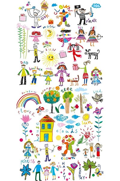 renkselart فستان باب رياض الأطفال 98x200 سم 13