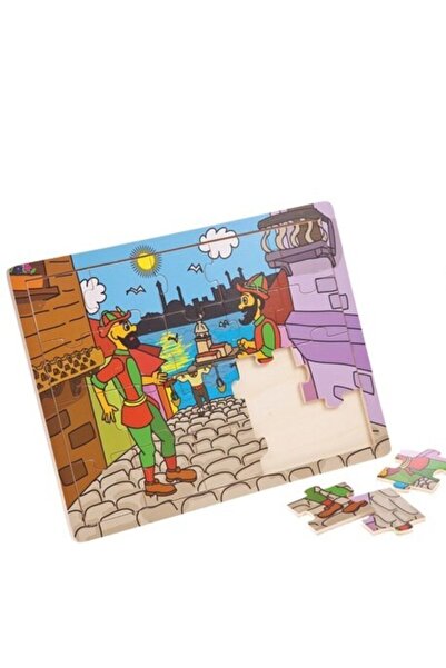 Wooden Toys Hacıvat Karagöz Ahşap Yapboz