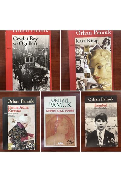 Yapı Kredi Yayınları Orhan Pamuk Kitap Seti - 5 Kitaplık Set -