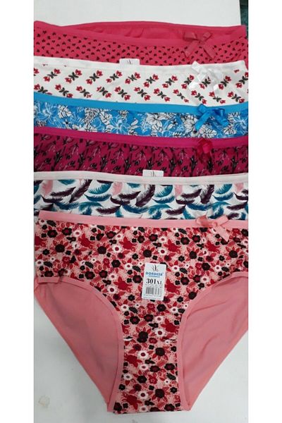 Dondeza Chiloți Bato Plus Size pentru damă, cu model, 12 piese