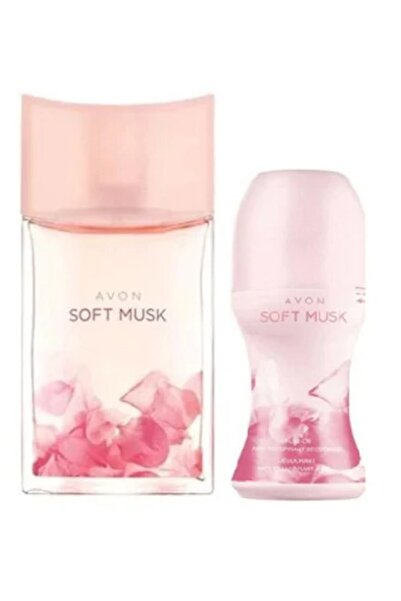 AVON Soft Musk Edt 50 Ml Bayan Parfüm Rollon 2 Li Set