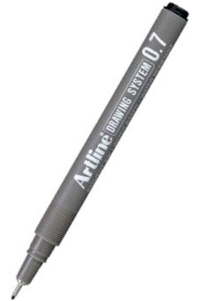 artline Artline 0.7 Mm Black Drawing Pen 5 Pieces