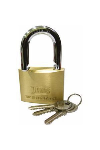 TKS Brass Yellow Padlock 38 mm