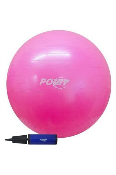 Povit Pink 65 cm Pilates Ball and Pump