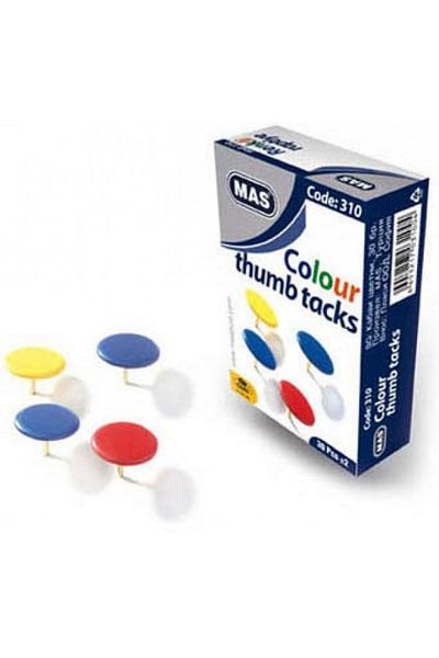 Mas 310 Colored Fastener (Pvc Coated) Mixed