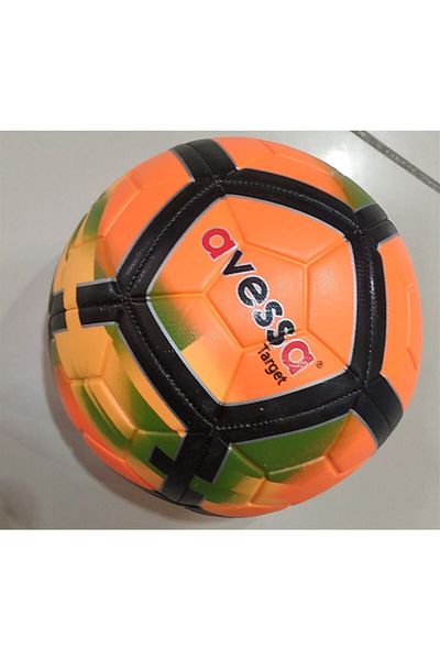 AVESSA Orange Target Size 5 Football Hard Floor Ball