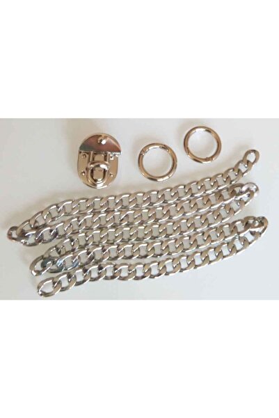 angel çanta aksesuar مجموعة سلسلة فضية اللون