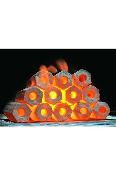 Genel Markalar Pres Mangal Kömürü Delikli Biriket Kömür 10 Kg