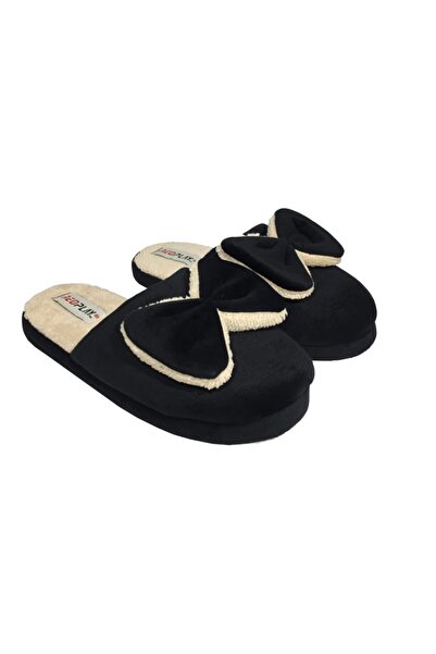 RedPlay Fy301 Χειμερινές Γυναικείες Παντόφλες Σπιτιού με Φιόγκο