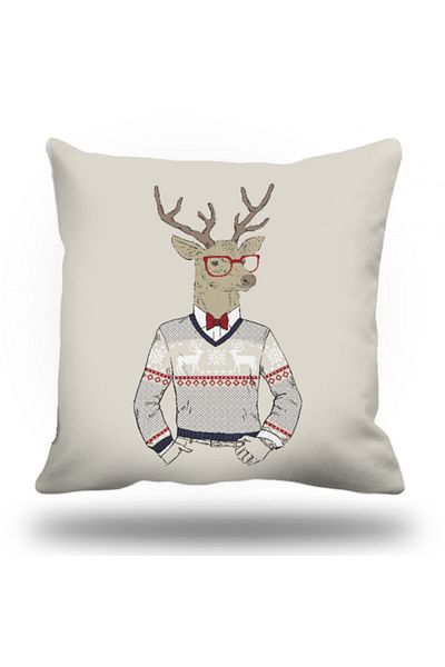 KIRLENTİM Winter Group Digital Printed Decorative Throw Pillow Cover