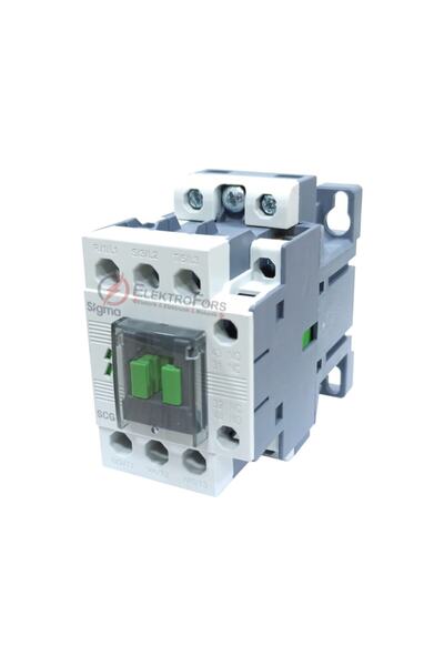 Sigma Scg050230, 22kw 50amper 220v Ac 1no-1nc Kontaktör