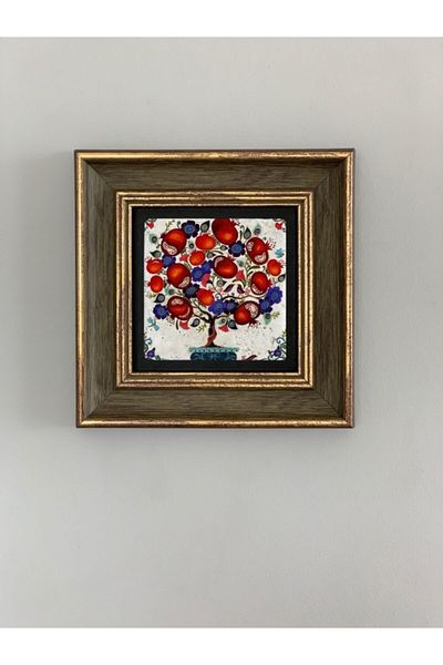 Oscar Stone Decor Decor Perete Piatră În Cadru 20 X 20 Cm Rodie