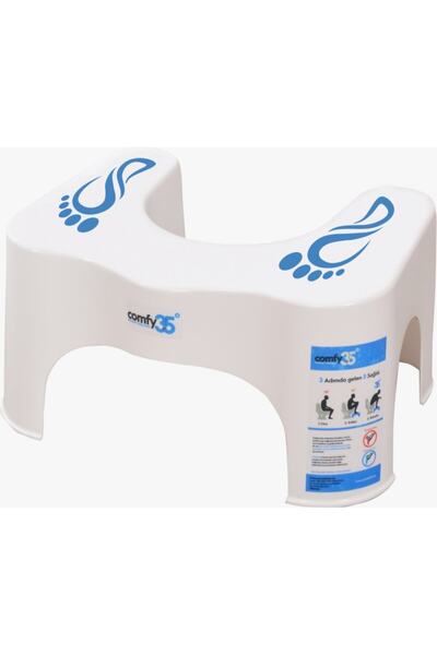 Comfy35 Klozet Taburesi Klozet Ayaklığı Mavi