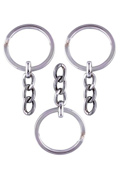 Keychain Ring Chain 25 Pieces Diameter 2.2 cm