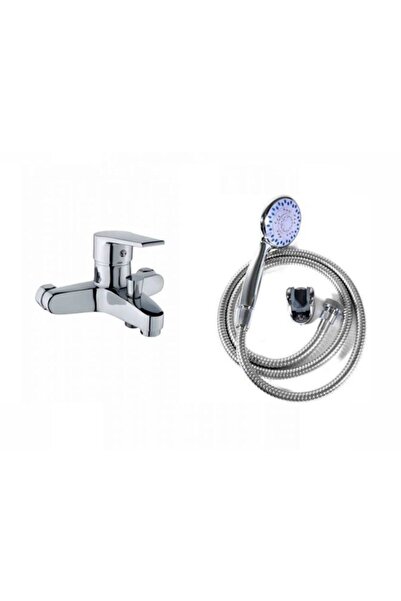 Sardıcı Lüks Düz Kol Banyo Bataryası Ve 3 Fazlı Duş Seti 150 cm