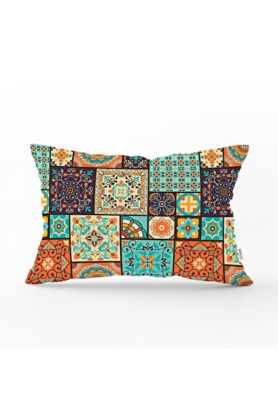 Realhomes Wide Ethnic Square Vintage Decorative Rectangle Throw Pillow Cover