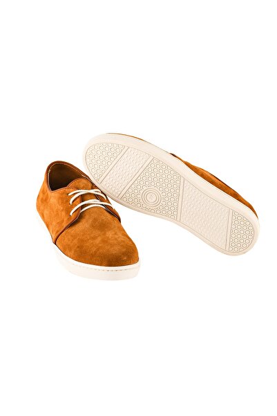 Moosefield Women's Tan Genuine Leather Sneakers