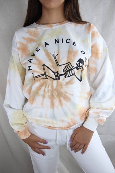 AS Anita Store Women's White Crew Neck Sweatshirt