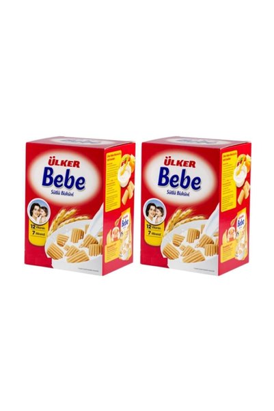 Ülker 1600 gr 12 Vitaminli 2'li Bebek Bisküvi