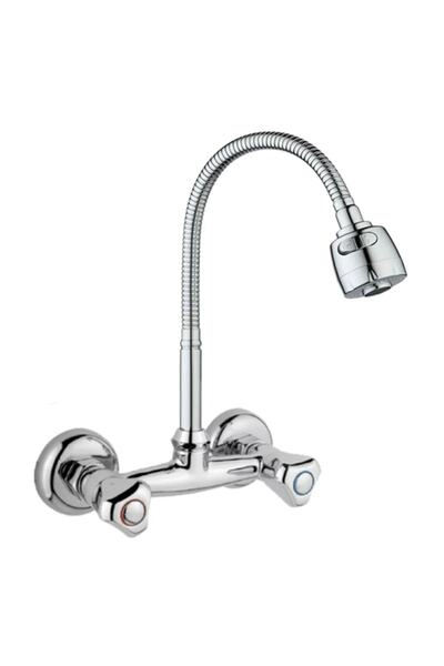 Sardıcı Spiral Classic Kitchen Faucet Open Close Brass Material