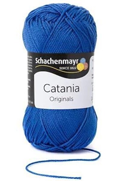 Anchor Catania Amigurumi El Örgü Oyuncak Çanta Ipi %100 Pamuk 50 gr 261 (mavi)