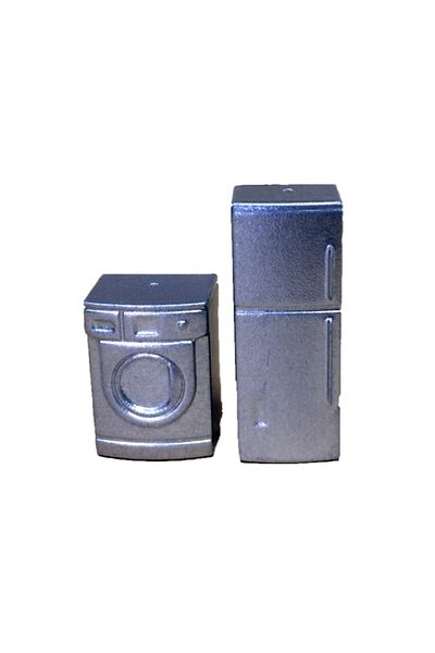 Dytac Model Washing Machine & Refrigerator Set 1:50 Scale (vx79-78/50)