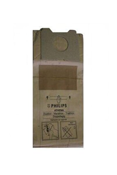 Philips Χάρτινη τσάντα σκόνης Athena Triathlon 5 τεμαχίων