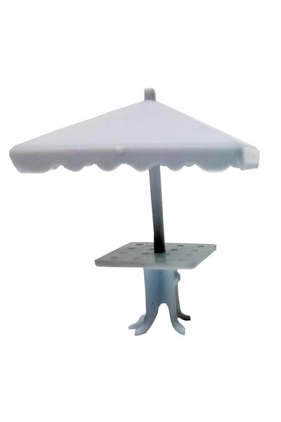 Dytac 2-Piece Model Table Umbrella 1:100 Scale (vım-16)