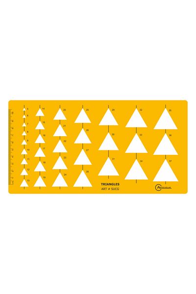 Artscholar Triangle Template Ruler