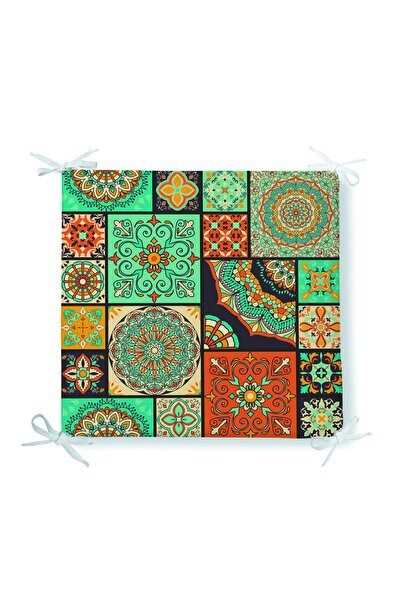 Realhomes Square Ethnic Vintage Decorative Patterned Digital Printed Zippered...