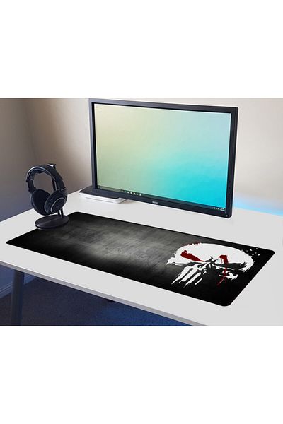 PORGE Large Size Punisher Pro Gaming Mousepad Xl 70x30
