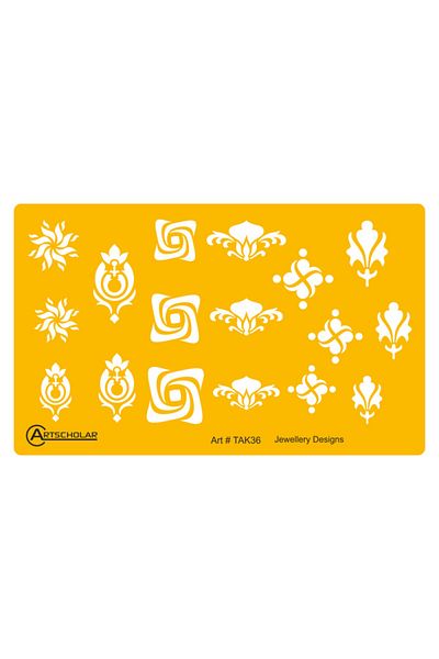 Artscholar Jewelry Design Template Flower (tak36)