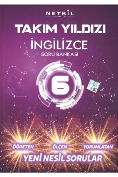 Netbil Yayınları Netbil Yayıncılık 6. Sınıf Ingilizce Takım Yıldızı Soru Bank...