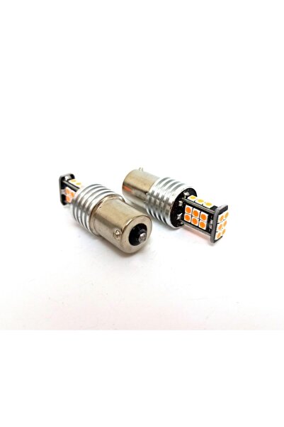 FEMEX P21w Non-direction 1156 Tek Duy 3030 Chip 24smd Turuncu Led Ampul