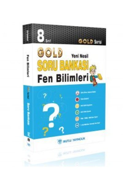 Mutlu Yayıncılık Gold Yeni Nesil Fen Bilimleri Soru Bankası 8.sınıf ( Yeni Ürün)
