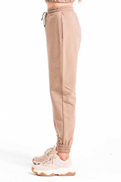 CAYA Μπεζ Oversize Γυναικείο Φούτερ - Cy84188