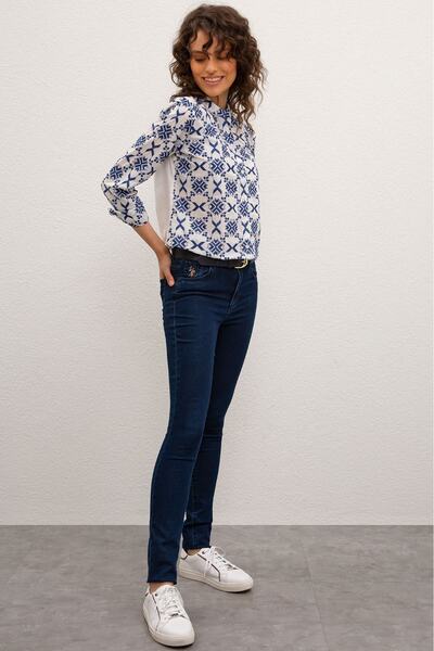 U.S. Polo Assn. Mavi Kadın Denim Pantolon
