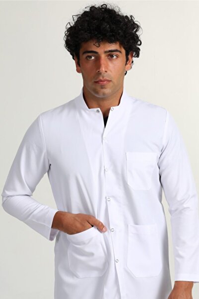 BAŞAK Men's Jacket Boy Judge Collar Doctor Nurse Teacher Apron