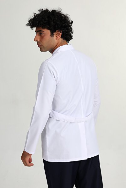 BAŞAK Men's Jacket Boy Judge Collar Doctor Nurse Teacher Apron